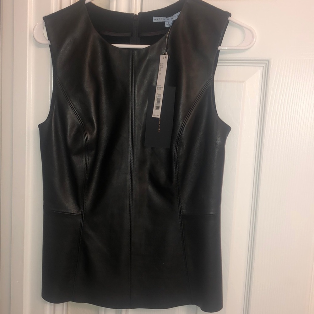 Antonio Melani leather top